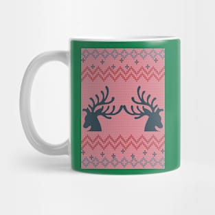 Pink Ugly Christmas Sweater Mug